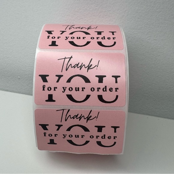 STICKERAFT Other - 100 pcs Thank You for your order my 2" Stickers labels NWT